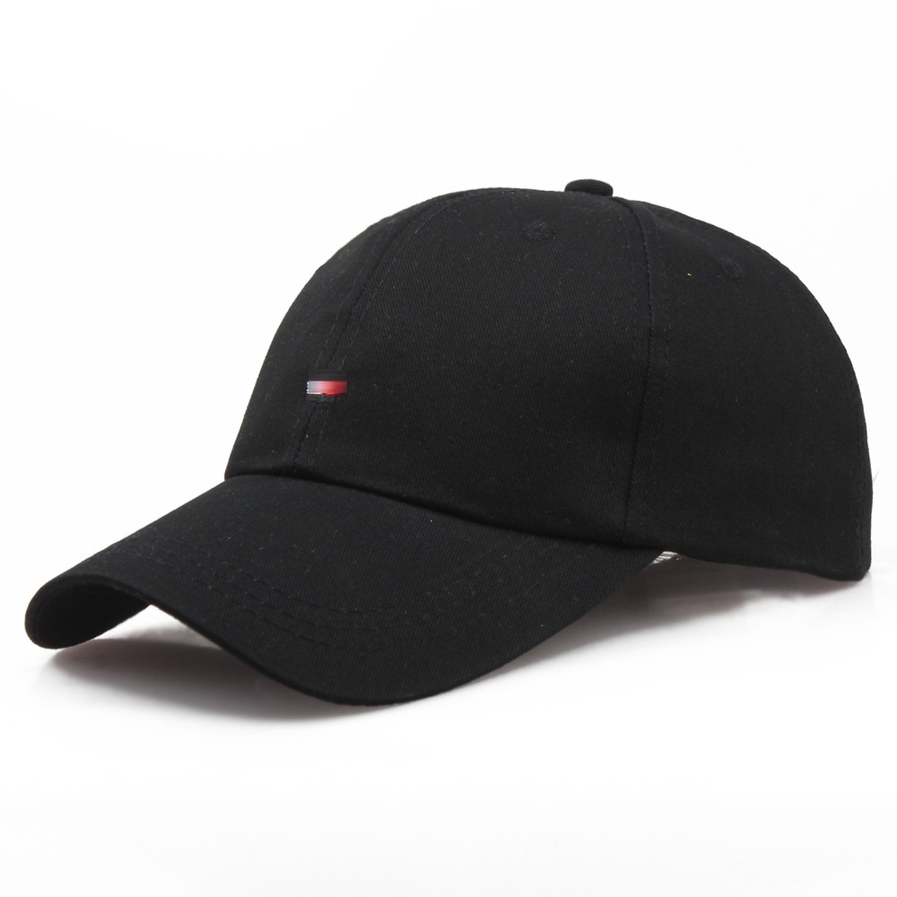 Rouge noir blanc nouveaux avant-toit casquette de baseball hommes femmes pare-soleil casquettes loisirs soleil chapeau été 100% coton golf chapeaux