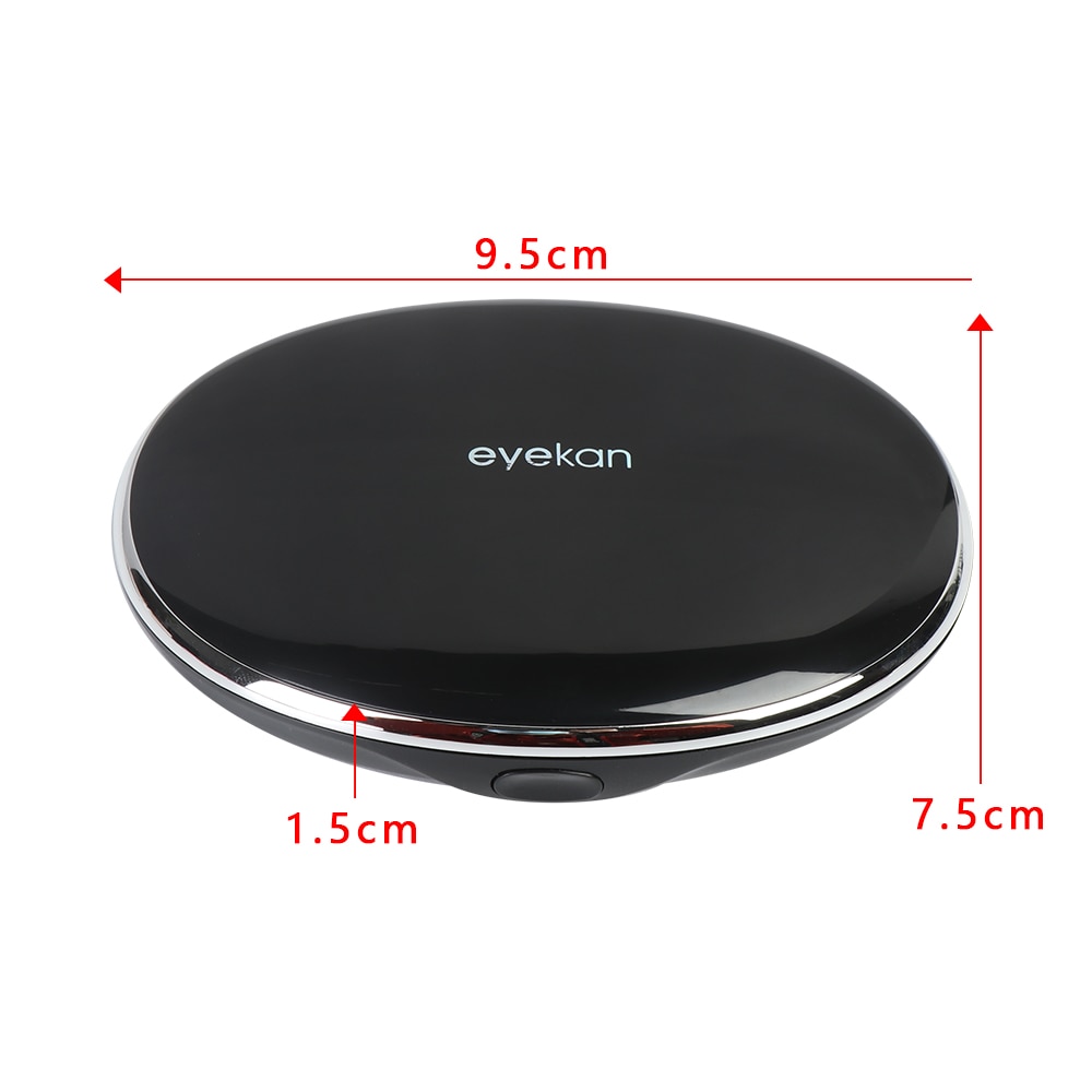 1pc magnetisk induksjon kontaktlinseveske reisebriller linseboks for støtte for beholder for unisex øyepleiesett
