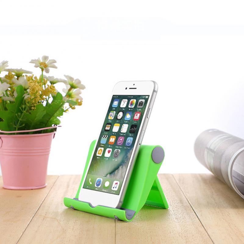 Mobile Phone Tablet Desktop Holder Stand For Samsung S20 IPhone 12 pro max Foldable Desk Phone Holder acessórios do celular: green