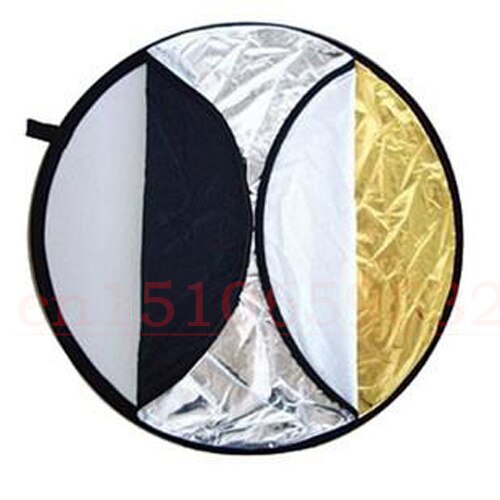 24 "60 cm 5 in 1 Draagbare Inklapbare Licht Ronde Fotografie Reflector voor Studio Multi Photo Disc