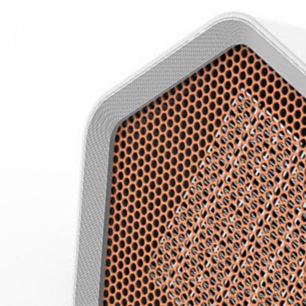 Office Desktop Mini Portable Electric Heating Hexagon 600w Induction Adjustment Low Noise Household Small Air Heater