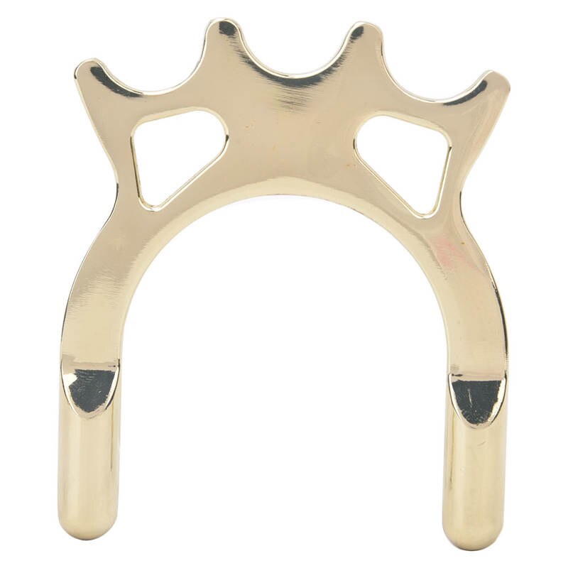 6 Stijlen Metalen Koper Plating Stok Duurzaam Anti-Slip Biljart Snooker Pool Cue Rest Bridge Head Houder Pool Cue accessoire: Metal high fork