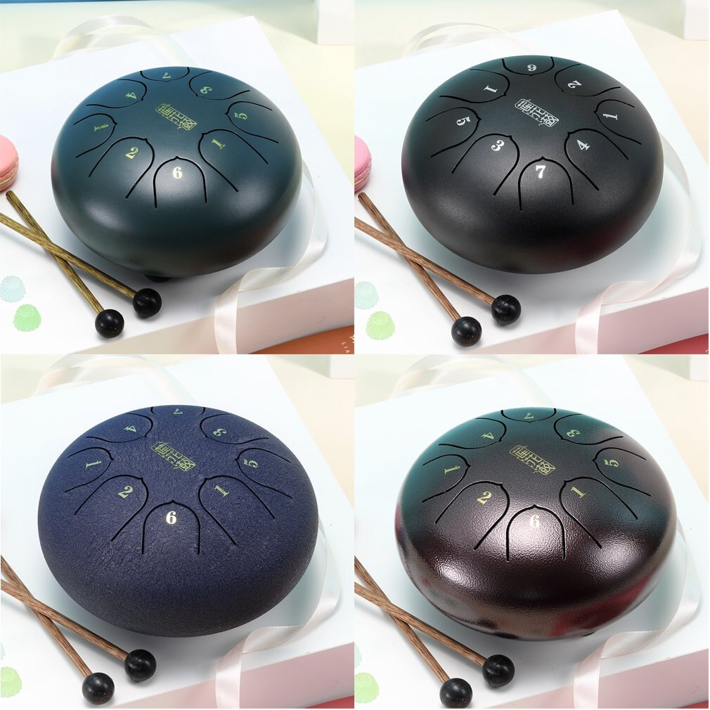 Pusty bęben spirytusowy 6 Cal 8 tona stalowy bęben językowy z akcesoria muzyczne dla dzieci instrumenty muzyczne