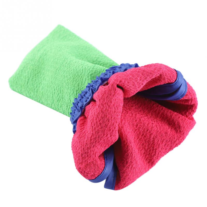 1PC Douche Spa Exfoliator dubbelzijdig Bad Glove Body Reiniging Spa Massage Scrub Mitt Wrijven Dode Huid Verwijderen badkamer Producten