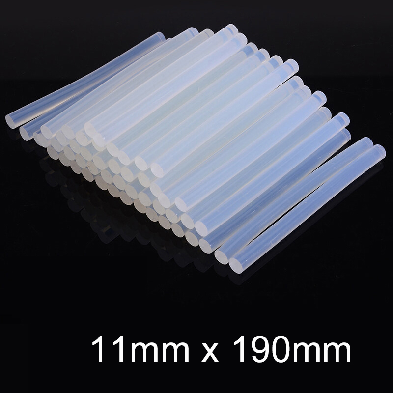 12 pz auto ammaccatura Colla bastone 7mm/11mm forte Adesivo auto corpo colore Riparazione caldo sciolto Striscia Nera Riparazione auto Colla bastone strumenti: 29 millimetri / giallo