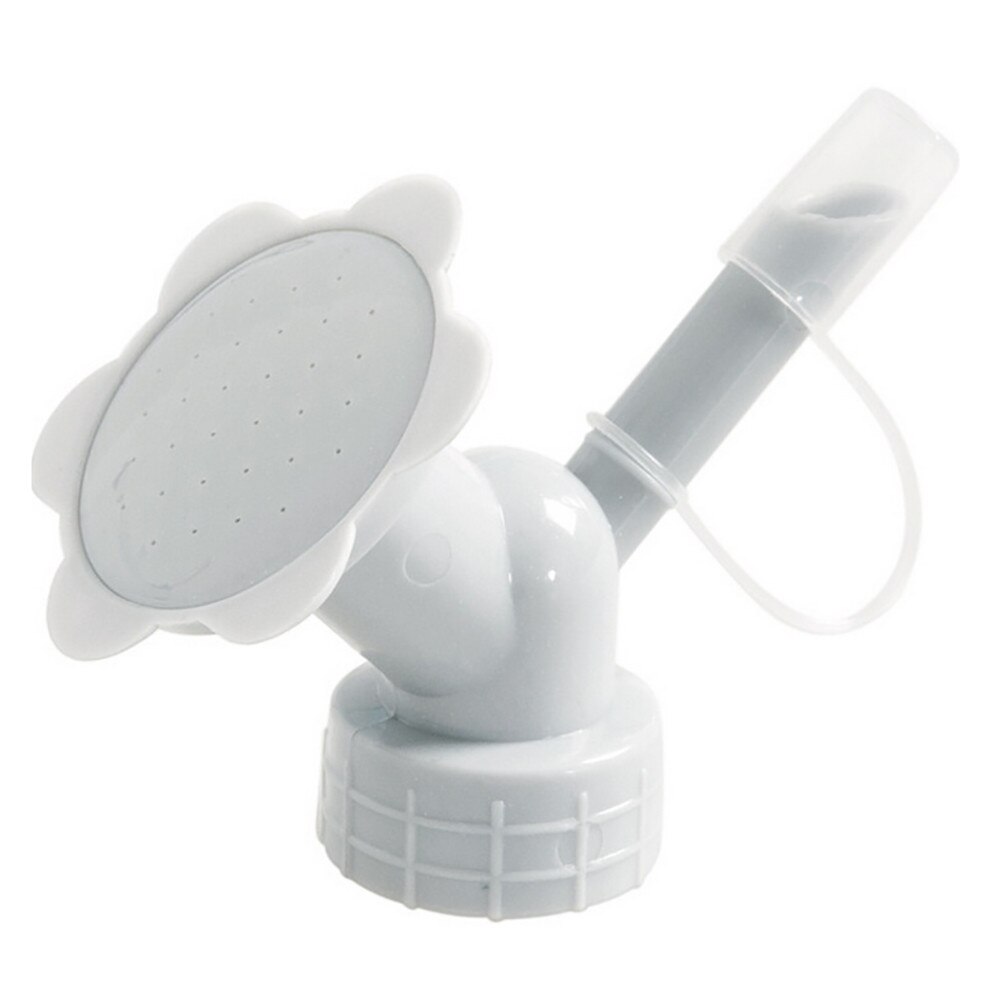 2In1 Plastic Sprinkler Nozzle Voor Bloem Waterers Fles Gieters Sprinkler: Gray 