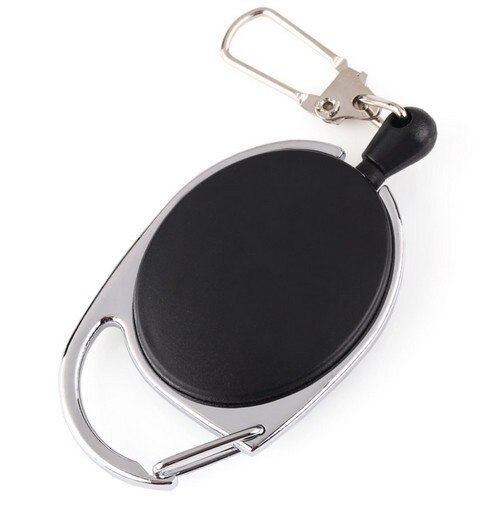 Etya Vrouwen Mannen Intrekbare Reel Pull Sleutelhouder Sleutelhanger Id Badge Lanyard Naam Pocket Sleutelhanger Tas Ketting Clip