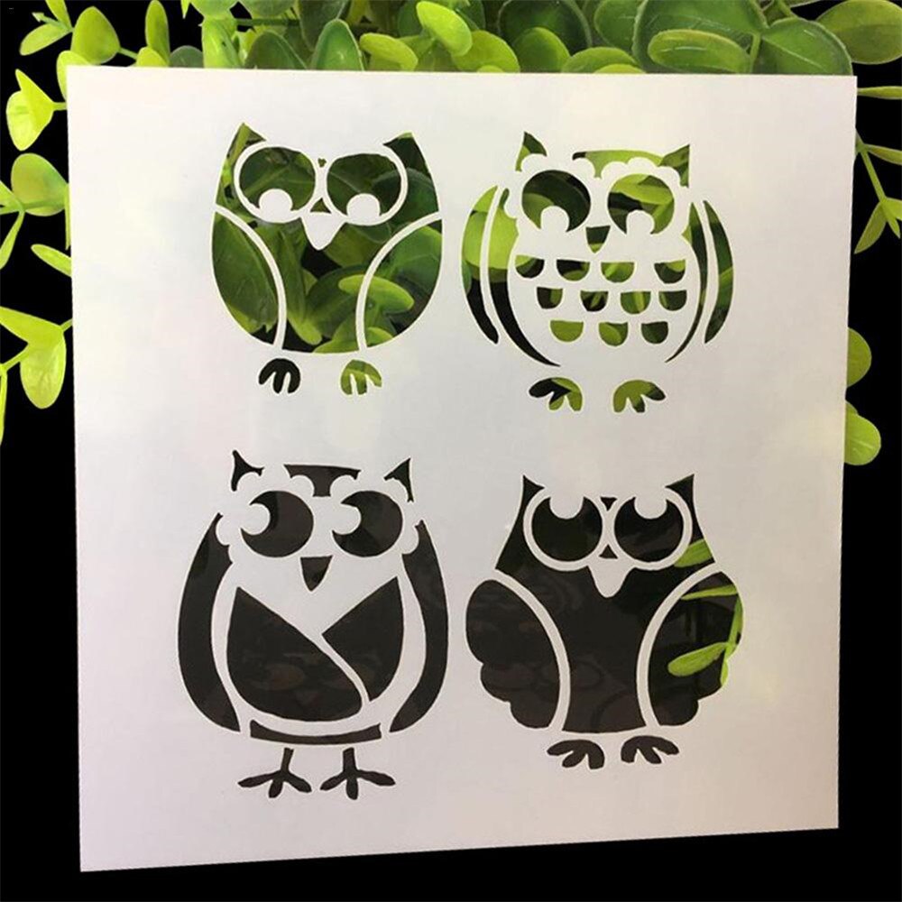 3pcs Cutout Stencils for Scrapbooking DIY Stamping Card Wall Painting Drawing Template Stencil Cake Spray Mold Art Craft