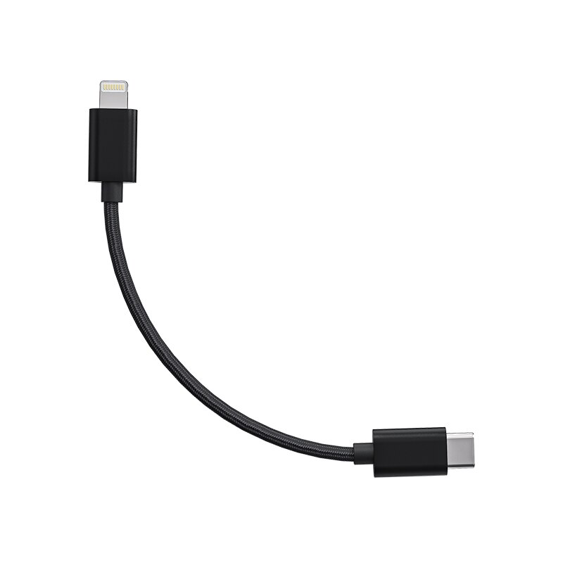 FiiO-Cable de datos LT-LT1 Lightning a USB, conector tipo C para conectar dispositivos iOS con USB-C DAC / AMP