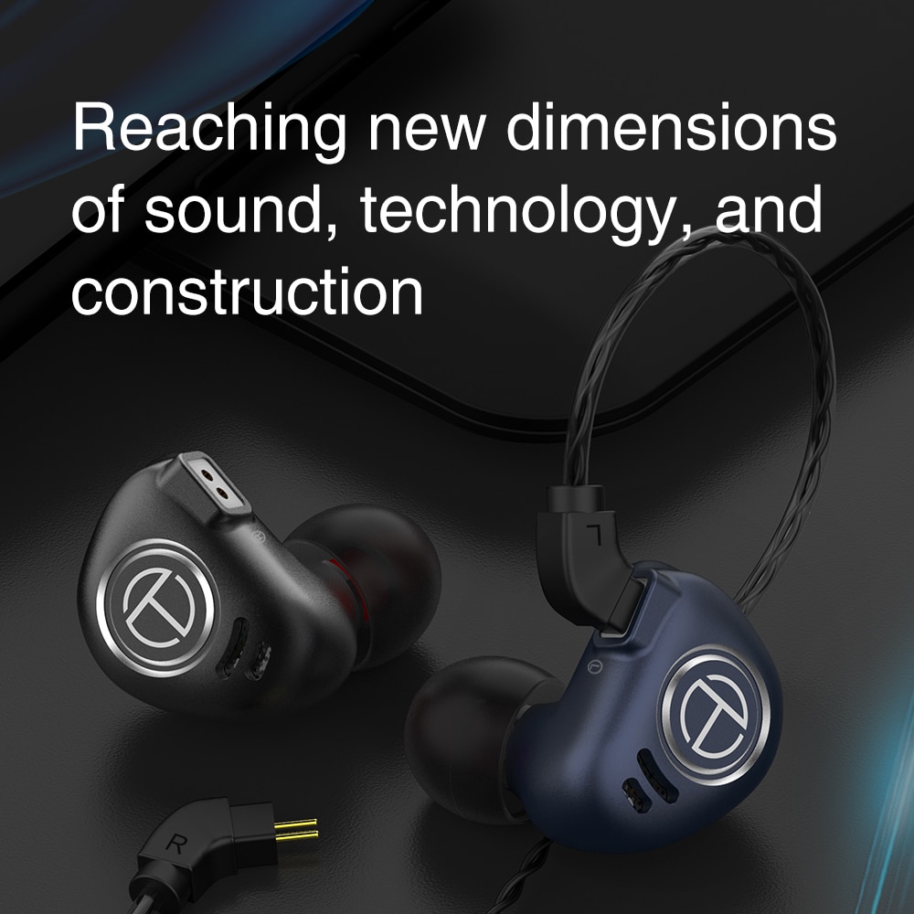 TRN V90 1DD + 4BA Hybrid In Ear auricular HIFI DJ Monitor Running auriculares deportivos auriculares con 2PIN desmontable TRN V80/v20