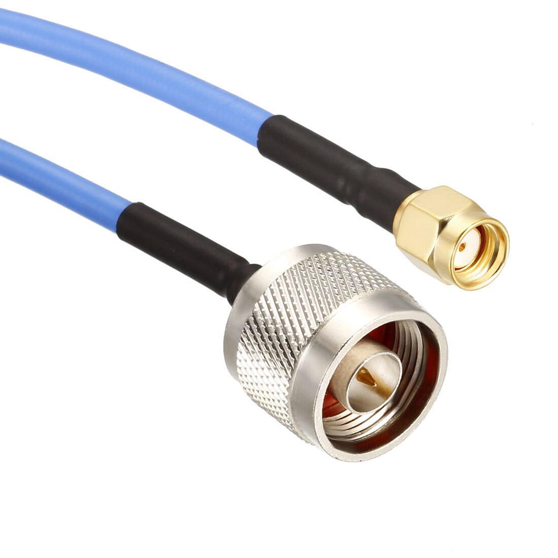 uxcell 1 Pcs RP-SMA Male to N Male RG402 RF Coaxial Coax Cable 0.3Metereter/1Feet Bare Copper Inner conductor