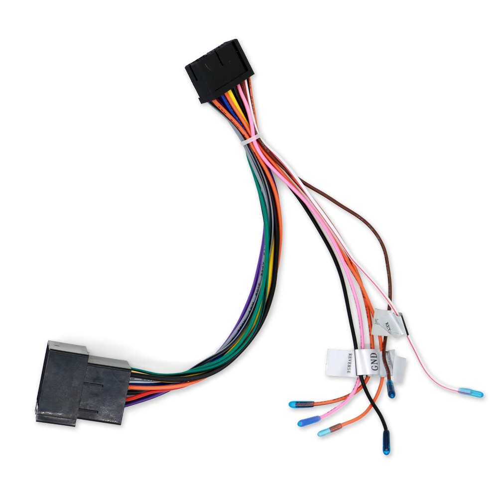 20 pin android 2 din bilradio multimediaspiller universelt tilbehør wire adapter stik stik kabel til vw nissian toyota