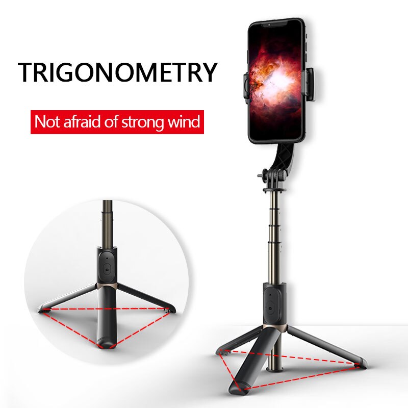 Handheld Gimbal Stabilizer Mobile Phone Bluetooth Selfie Stick Gimbal Holder Selfie Stand For iOS/Android phone