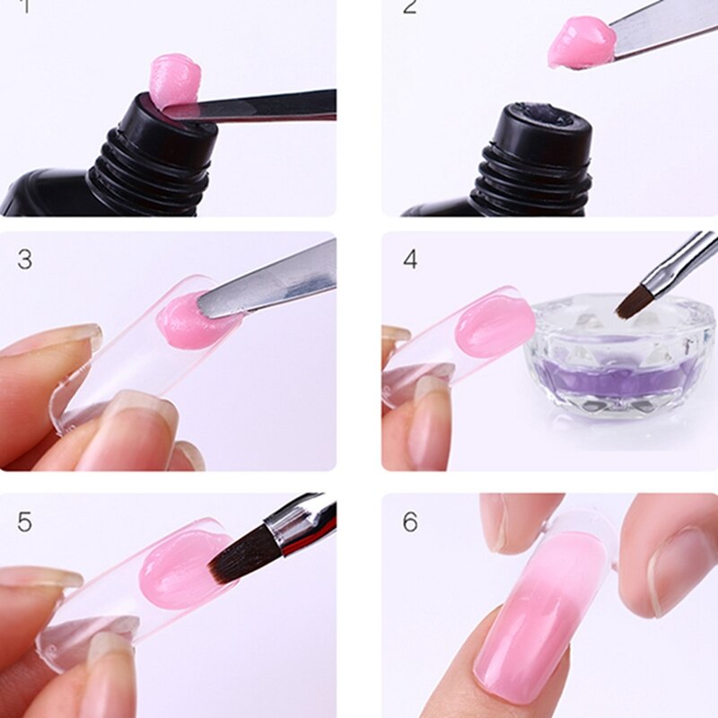 Nail Art Tool 20 ml Nail Decoratie 1 Fles voor UV/LED Manicure Lijm Lijm Snel droog