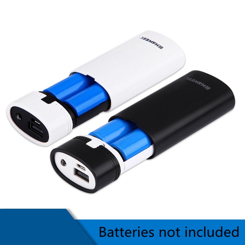 Universele twee 18650 Batterij doos Draagbare DIY USB Mobiele Power Bank Charger Pack Doos Batterij Case Power Bank Kit Opslag case