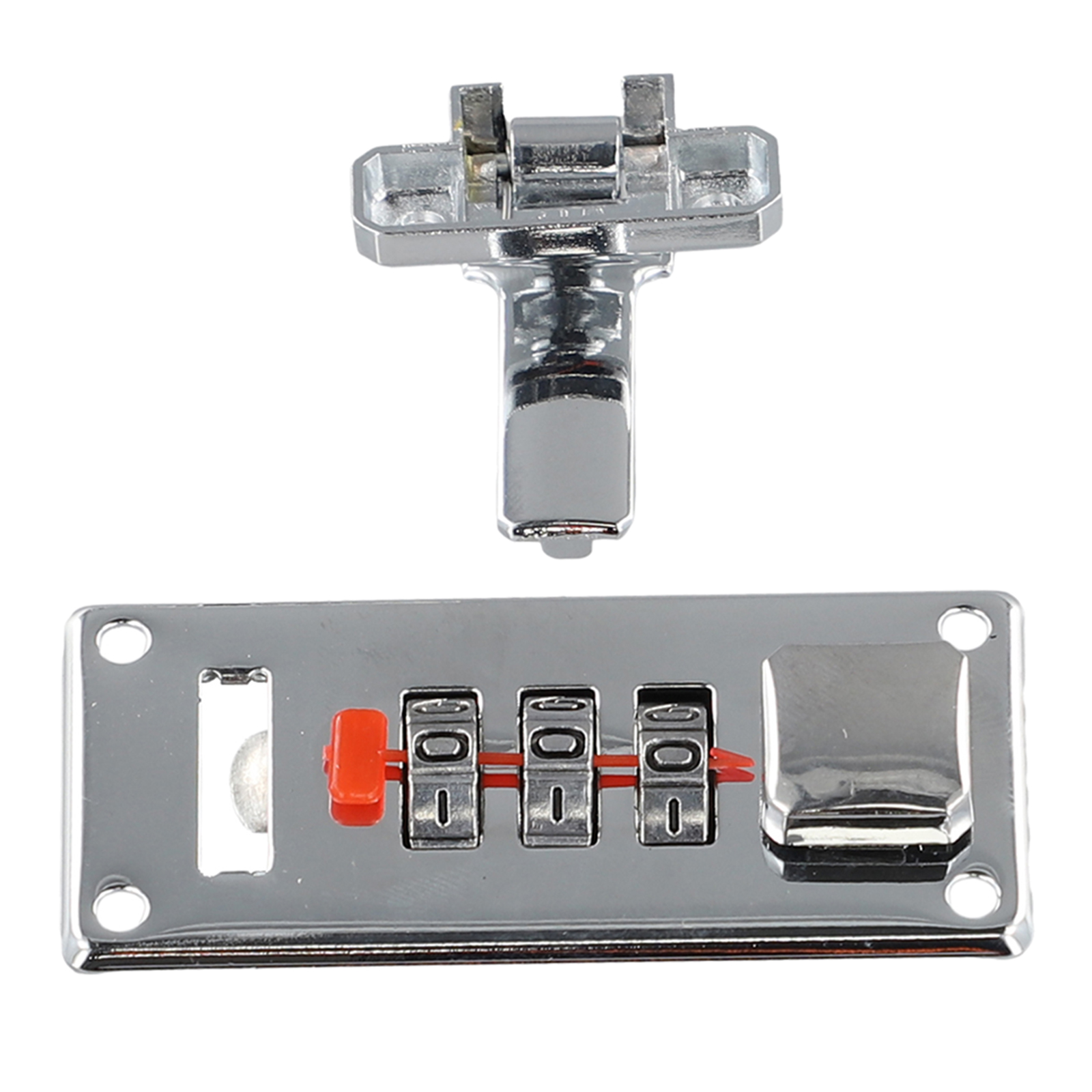 Password Lock Latch Silver Coded Locks 65mm*29mm Retro Vintage Jewelry Wooden Boxes Case Luggage Suitcase Chest Hardware