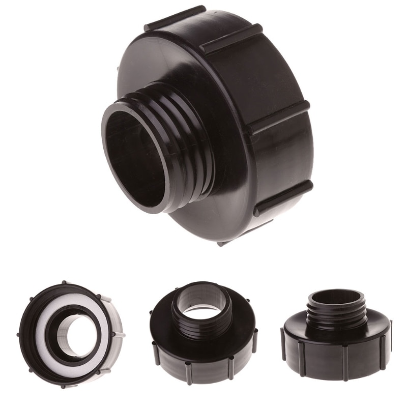 IBC Tote Tank Food Grade Drain Adapter 3.94" Coarse Thread To 1.97" Hose Faucet Valve