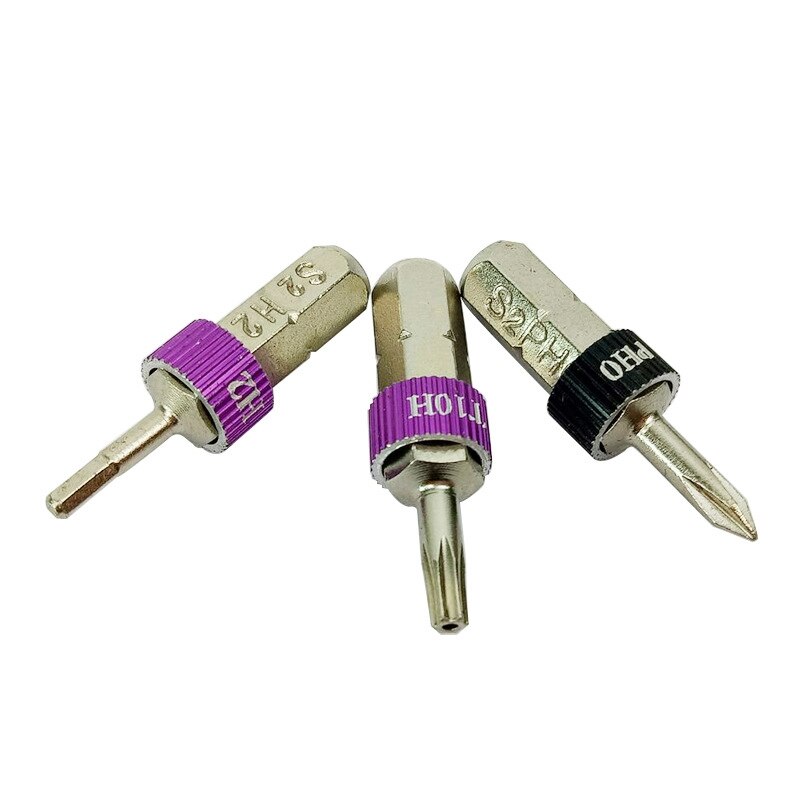 Micro-Juego de puntas de destornillador Reversible conducir manejar Phillips destornillador Torx 1/4 "Multi Bits conjunto
