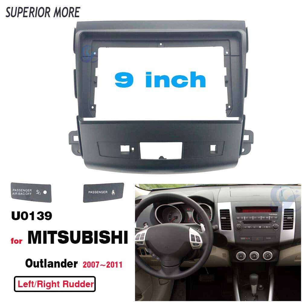 2din Car Radio installation DVD GPS mp5 Plastic Fascia Panel frame for