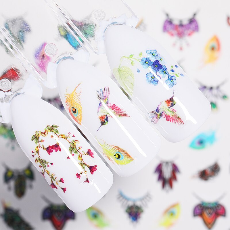 Maple Leaf Ontwerpen Nail Art Water Decals Zomer Fruit Nail Transfer Sticker Citroen Oranje Aardbei Cherry Nail Art Decoraties