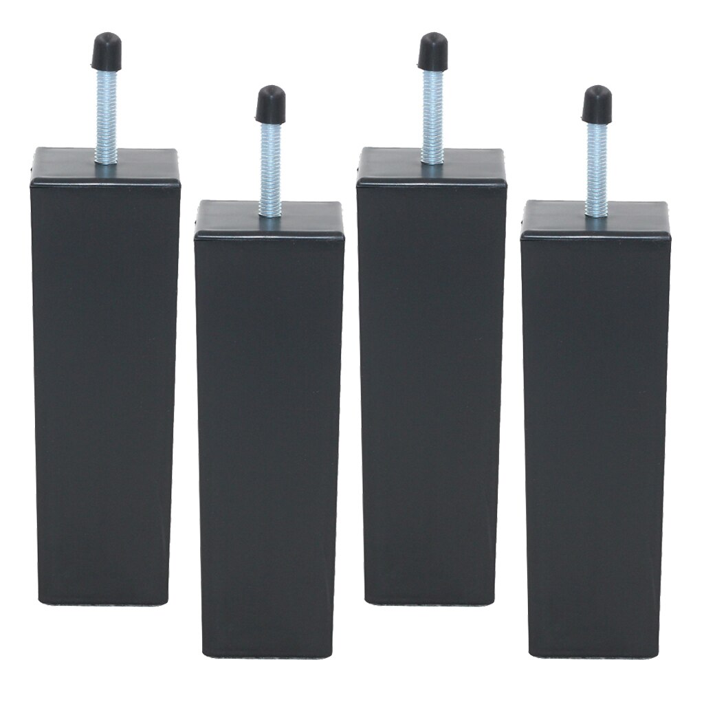 4 pièces lit Riser meubles jambes inachevé chignon pieds pour armoire canapé meuble TV causeuse commode 15cm