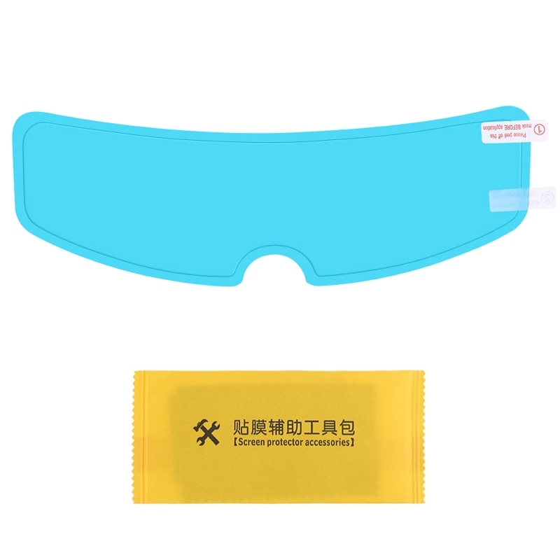 Regendicht Motorhelm Lens Film Beschermende Clear Visor Shield Sticker Y98C