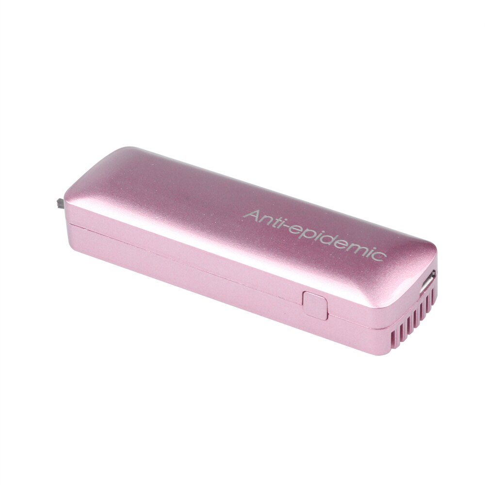 USB Portable Portable purificateur d'air personnel Mini Air collier négatif Ion assainisseur d'air pas de rayonnement à faible bruit pour adultes enfant: Pink