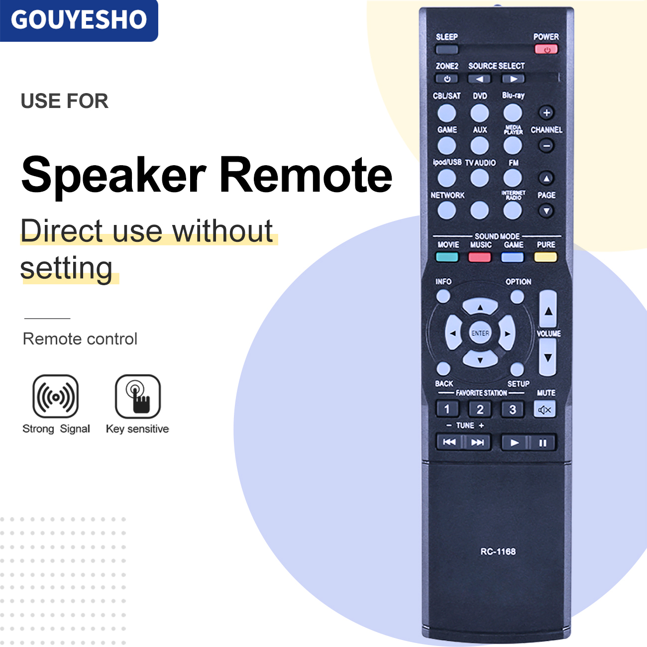 RC-1168 RC-1169 Remote Control for DENON AV Receiver AVR-1713 AVR-1613 AVR-4310 DHT-E251BA AVR-1912 AVR-1612