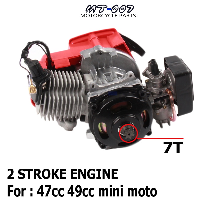 49cc Pocket Bike 2 Stroke Pull Start Engine For Mini Go Kart Dirt Bike Petrol Scooter ATV Pocket Bike Motor
