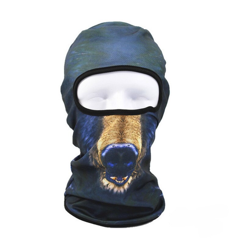 3D Dier Outdoor Ski Maskers Bike Cyling Mutsen Winter Wind Stopper Gezicht Hoeden FW123: H