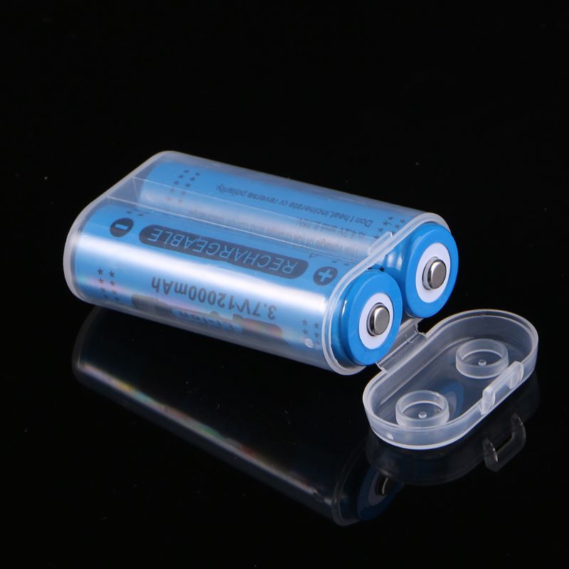 Duurzaam 5Pc 2X18650 Batterij Houder Case 18650 Batterij Opbergdoos Oplaadbare Batterij Power Bank Plastic Gevallen