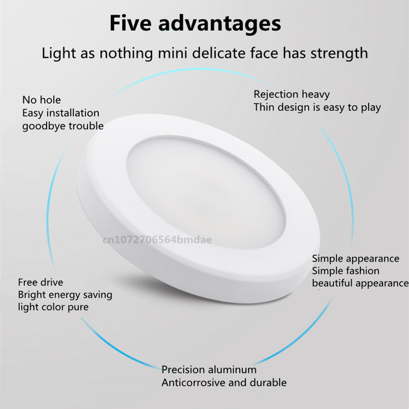 Mini-LED-Downlight-Spotlicht, 5 W, 7 W, Himmellaterne, AC110–220 V, ultradünne Kern-Innenbeleuchtung, Kolben-Küchenschrankleuchte für Höhle Heimgebrauch