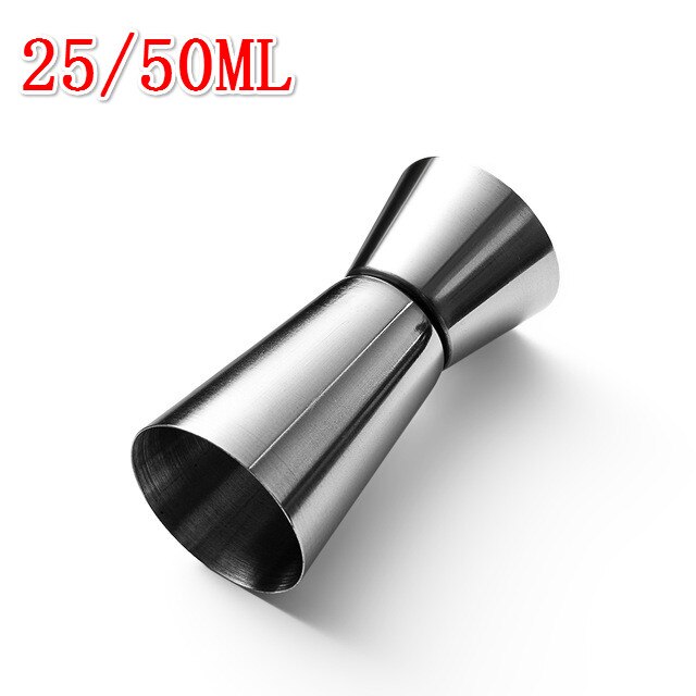 Premium Stainless Steel Bar Measures Jigger Bar Party Wine Cocktail Shaker Jigger Kit Dual Spirit Drink Measure Cup Bar Tool: B 1pcs