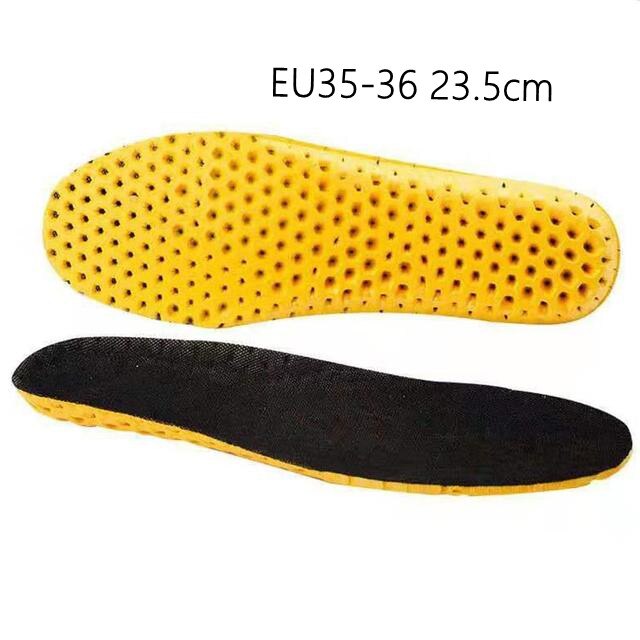 Plantillas ortopédicas de espuma viscoelástica para hombre y mujer, accesorios suaves para calzado, almohadillas para los pies, 1 par: EU35-36 23.5cm
