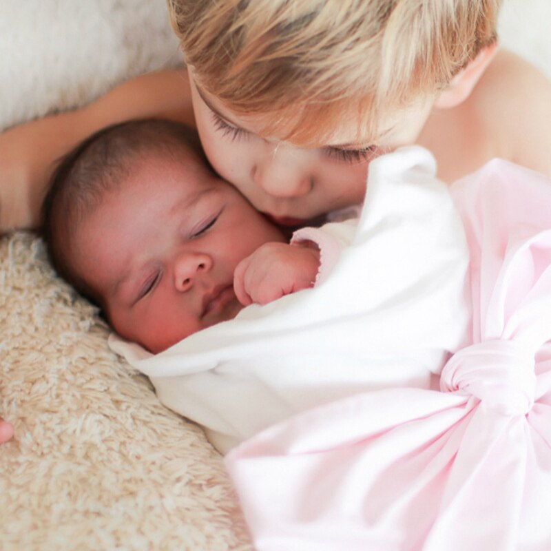 Soft Cotton Newborn Baby Swaddle Wrap Bow Tie Decoration Belt Newborn Infant Photography Props Accessories