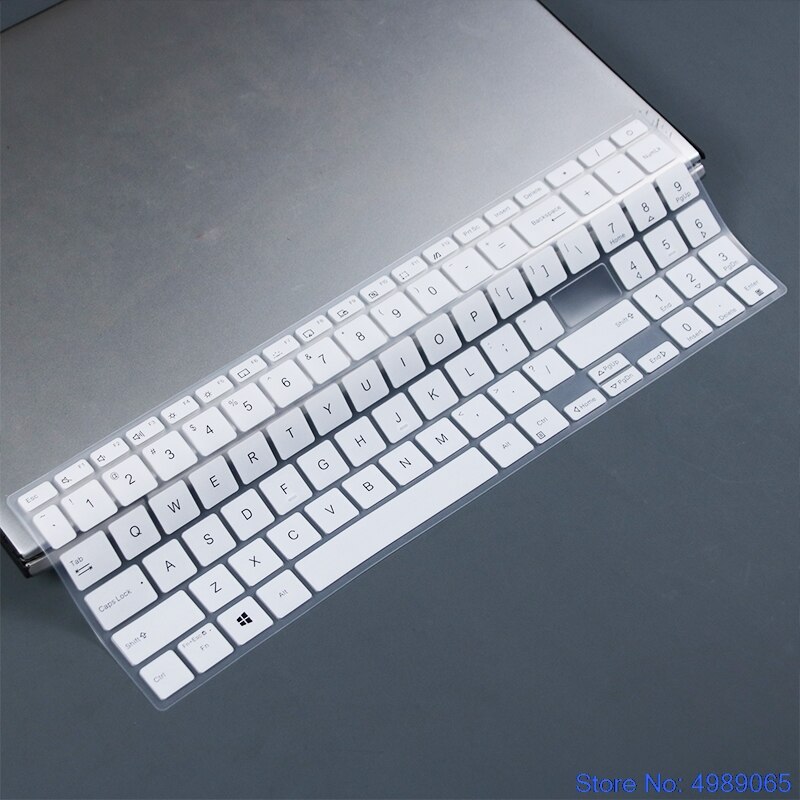 Para asus vivobook 15 x513ep x513ea x513 ep ea k513eq k513 eq 15.6 polegada silicone teclado portátil capa protetor: white