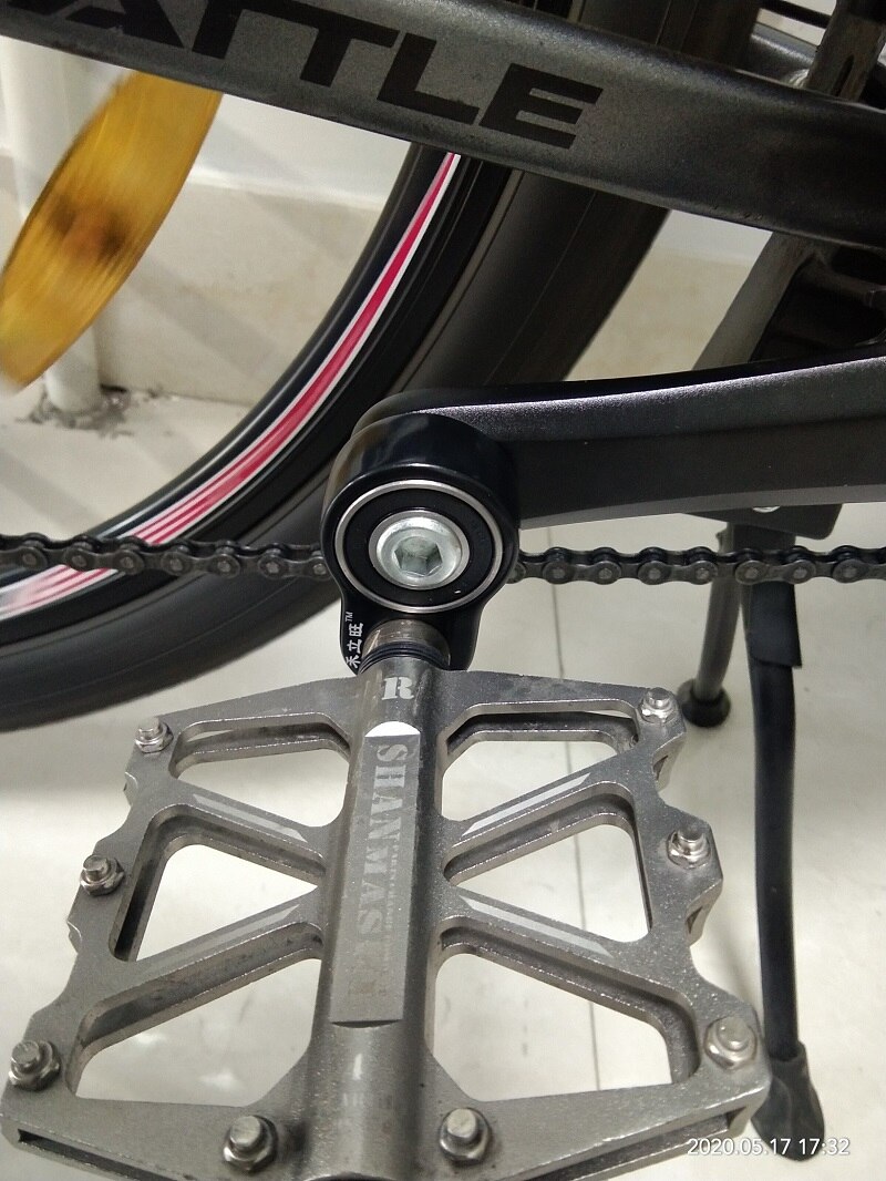 Adaptateur de pédale de vélo pas à pas magique dispositif d'économie de travail VTT pédale de vélo pliante accessoires pratiques