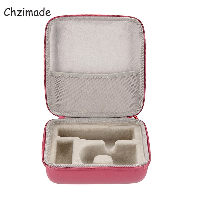 Chzimade Pink Color Portable Carrying Case For Cricut Easy Press Shockproof Hard Storage Bag Mini Heat Press Machine Accessories