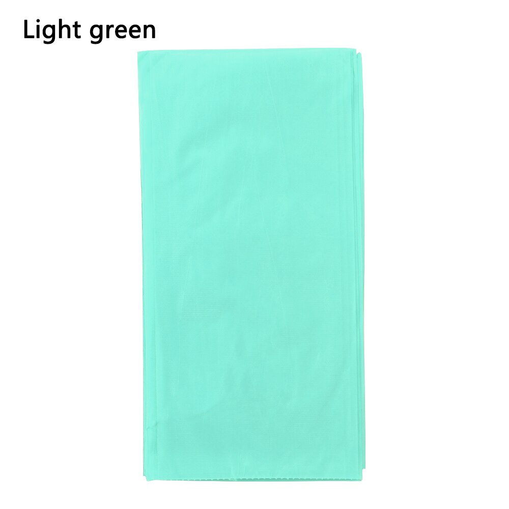 1PC Einfarbig Kunststoff Einweg Tisch Abdeckung Rechteck Schreibtisch Tuch Catering Hochzeit Partei Bankett Schreibtisch Abdeckung Hause Dekoration: light green