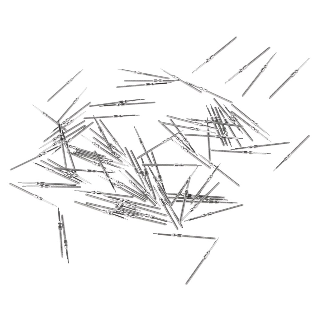 100Pcs Generic Replacement Parts Watch Winding Stem for Different Watches: 8205