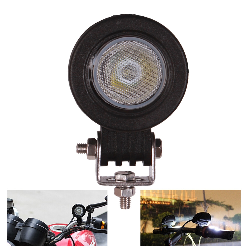 10W LED WORK LIGHT OFFROAD 12V 24V CAR MOTORCYCLE BICYCLE SUV TRUCK ATV UTE AWD 4X4 WAGON CAMPER AUXILIARY DRIVING HEADLIGHT