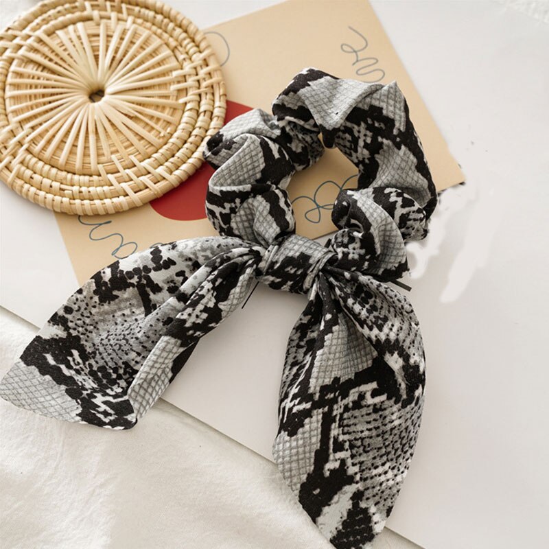 Strik Haar Scrunchies Vrouwen Paardenstaart Houder Haar Band Haar Touw Elastiekjes Haaraccessoires Konijnenoren Haar Ring: B1