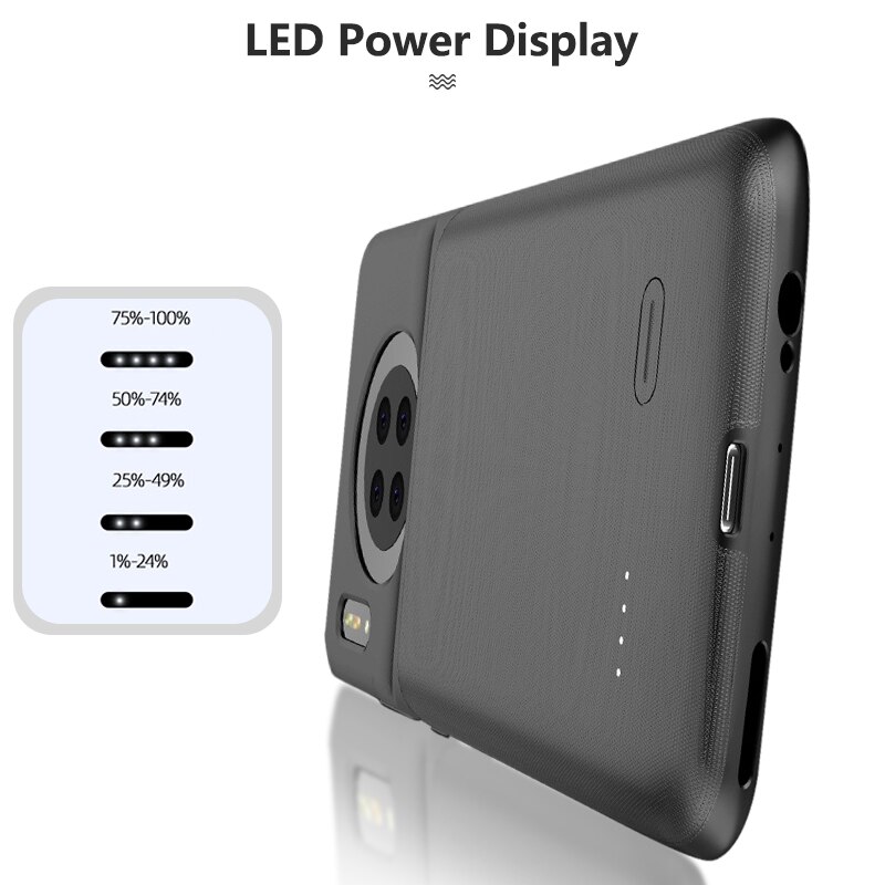 Battery Charger Case Voor Huawei Mate 30 Draagbare Power Bank Terug Clip Opladen Cover Voor Huawei Mate 30 Batterij Case 5200Mah