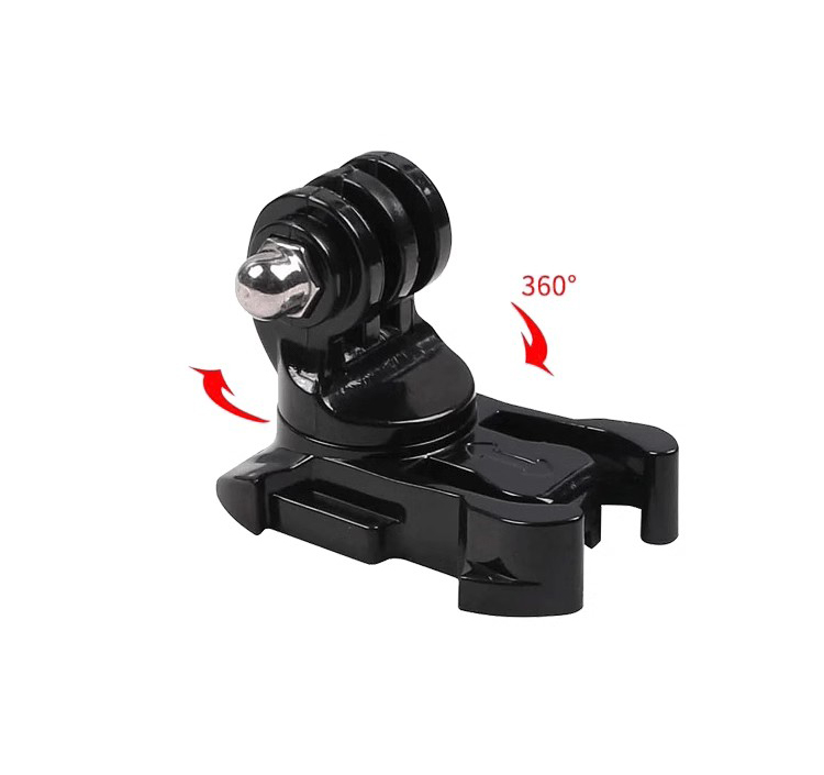 Para Gopro Hero 13 accesorios s hebilla de Base de montaje de liberación rápida rotación larga de 360 para Go Pro Insta360 X4 Dji Osmo Cámara de acción