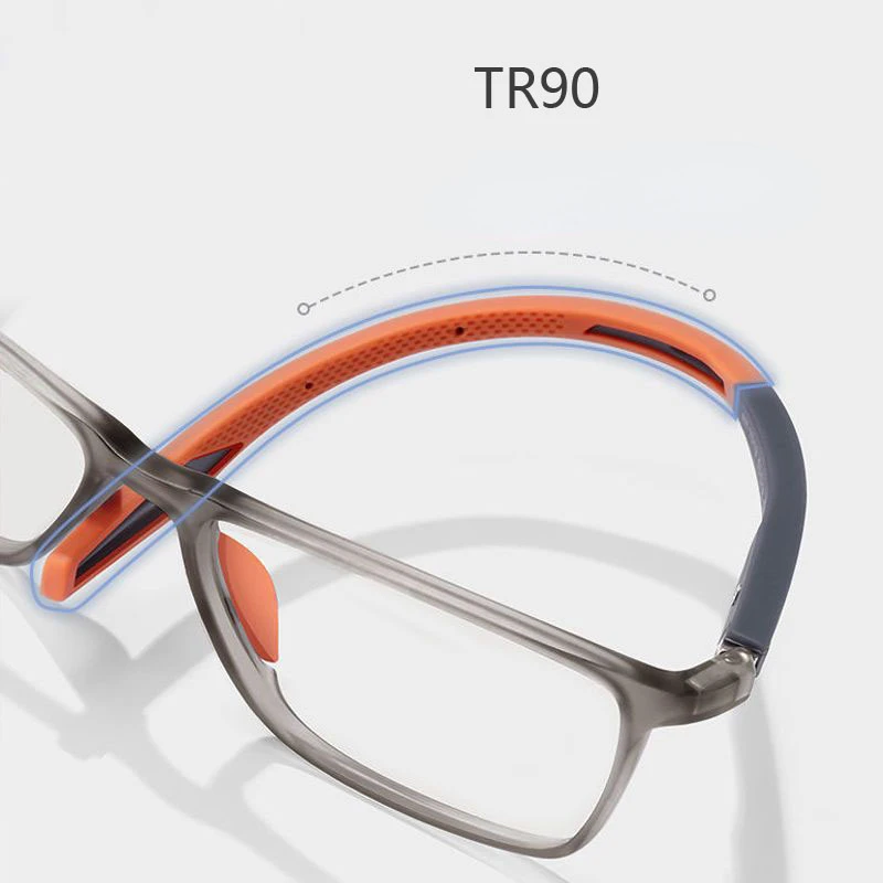 TR90 Sport Lesebrille Ultraleicht Anti-blau Licht Presbyopie Brillen Frauen Männer Weit Sicht Optische Brillen Dioptrien Bis + 4,0
