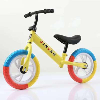 12" Infant Children Balance Bike No-Pedal Ultralight Cycling Practice Driving Bike Children Bicycle 1~6Years Kids Sliding Bike: White
