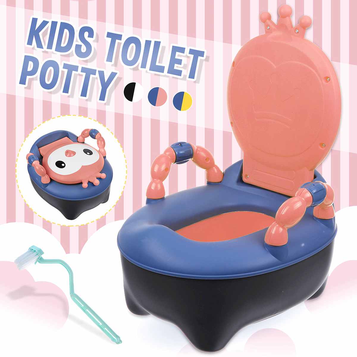 Portable Baby Potty Multifunction Baby Toilet Car Potty Child Pot Training Girls Boy Potty Kids Chair Toilet Seat Children's Pot