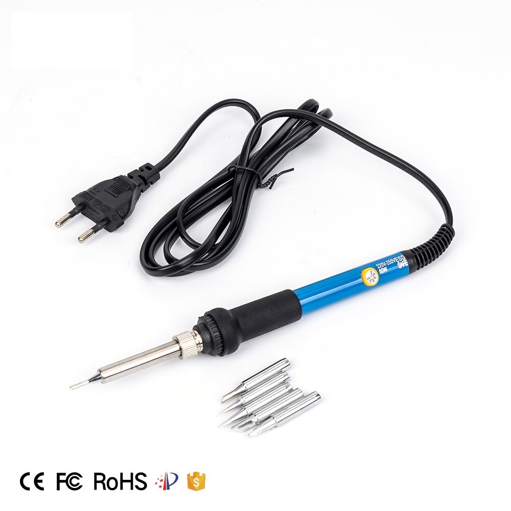 Soldering Iron 60W Adjustable Temperature Electric Solder Iron Rework Station Mini Handle Heat Pencil Welding Repair Tools