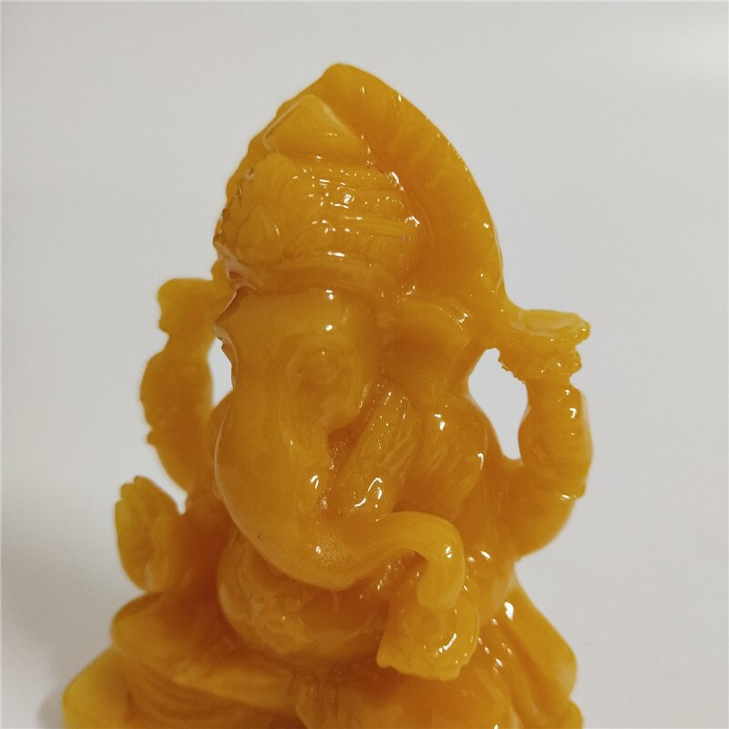 Ganesha buddha statue elefant gud skulptur feng shui ganesh figurer håndlavet håndværk til tilbehør til havehave dekoration