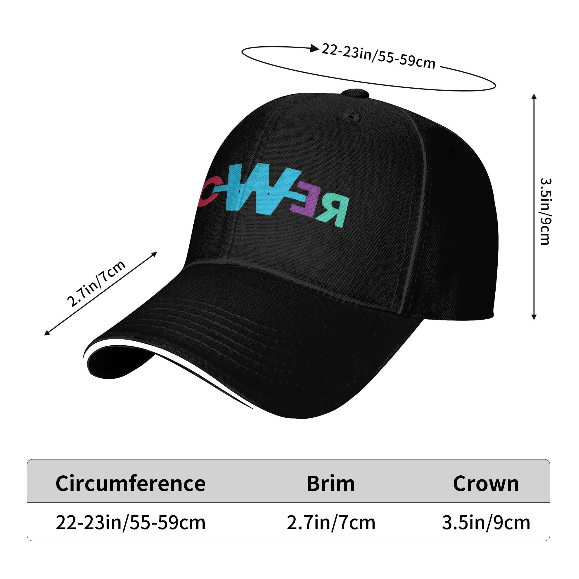 Gorra tipo sándwich Power G Dragon para adulto curvado Gorra de béisbol Sombrero Gorras Snapback ajustables Gorra de carreras Gorra de verano